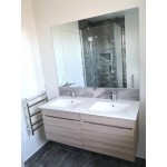 Wall Hung Vanity M Series 1200mm Double Wood Grain